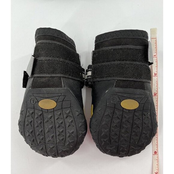 Dog Boots Waterproof Shoes Reflective Strips Rugged Anti Slip Sole 2.8"x3.2" - Picture 7 of 7